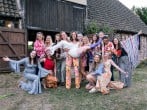 Happy Hen gathering Happy Hen gathering